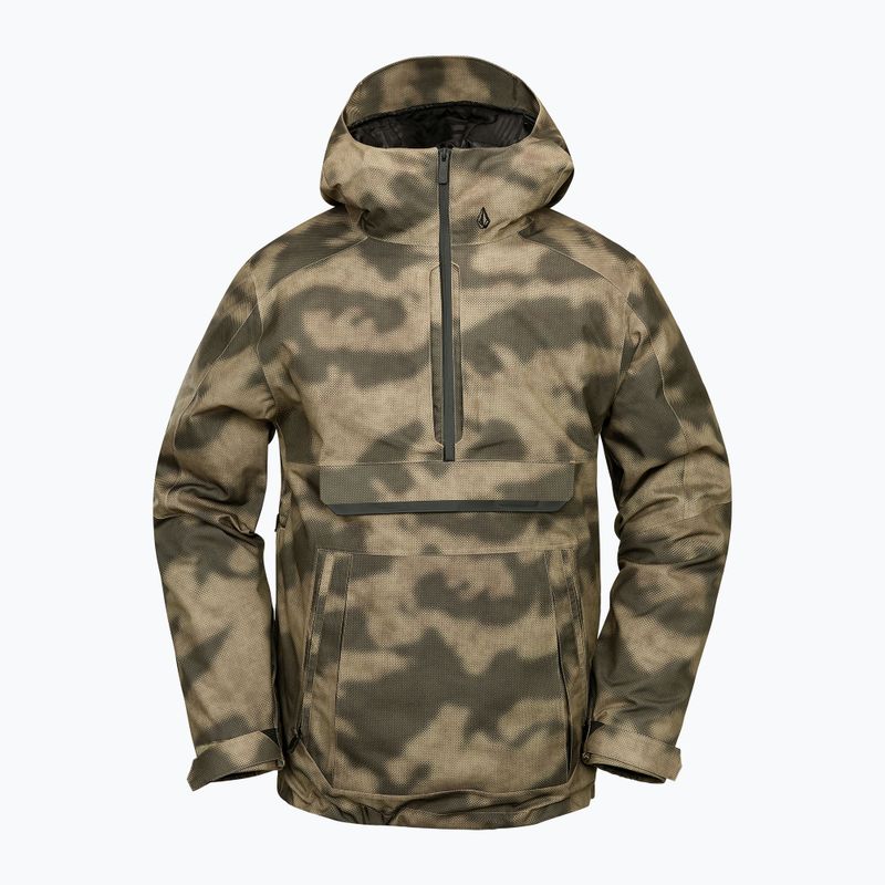 Herren Volcom Brighton Pullover Camouflage Snowboardjacke 8