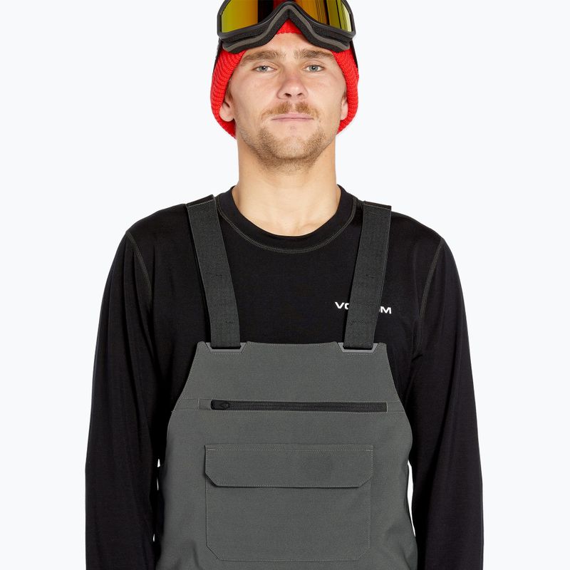 Snowboardhose Herren Volcom Roan Bib Overall charcoal 3