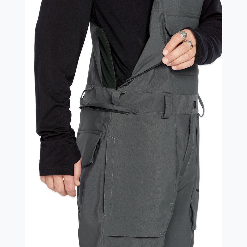 Snowboardhose Herren Volcom Roan Bib Overall charcoal 5