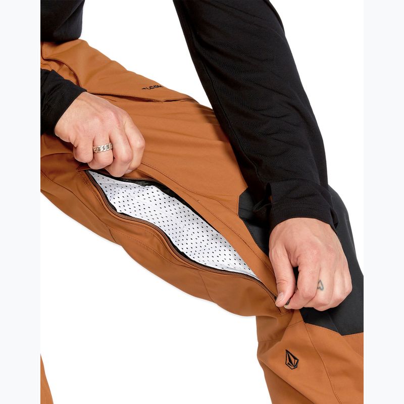 Snowboardhose Herren Volcom Roan caramel 5