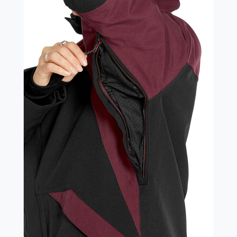 Snowboardjacke Damen Volcom Shelter 3D Stretch burgundy 5