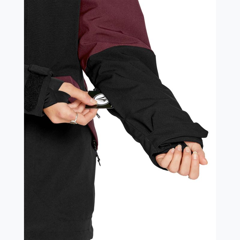 Snowboardjacke Damen Volcom Shelter 3D Stretch burgundy 6