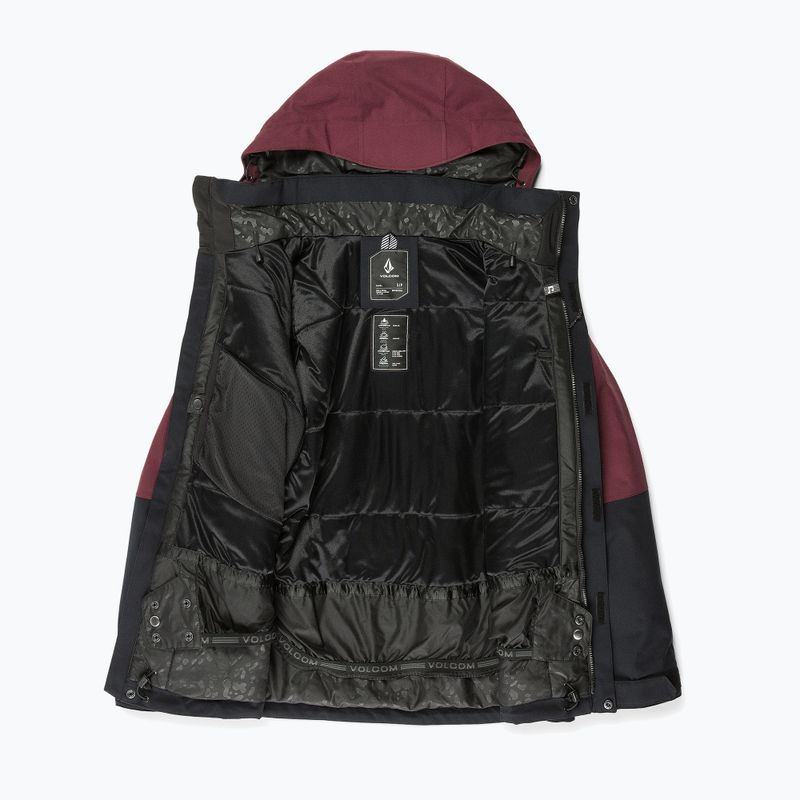 Snowboardjacke Damen Volcom Shelter 3D Stretch burgundy 10