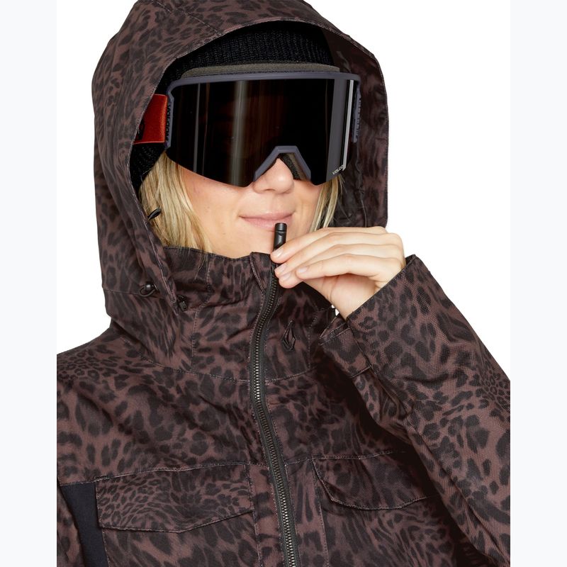 Skianzug Damen Volcom Shiloh Snow leopard 5