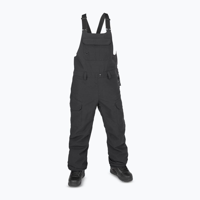 Damen Snowboardhose Volcom Creston 3D Stretch Bib Overall schwarz