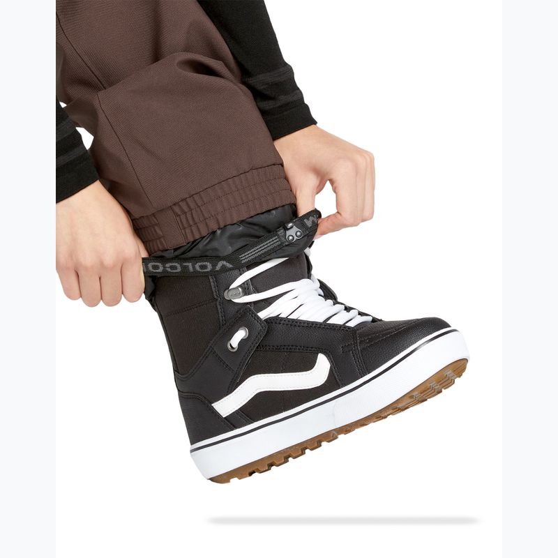 Snowboardhose Damen Volcom Creston 3D Stretch Bib Overall mahogany 9