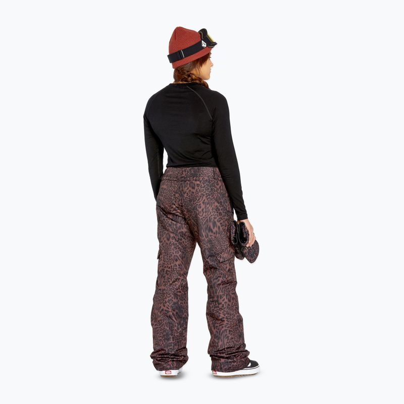 Damen Snowboardhose Volcom Bridger Ins leopard 3