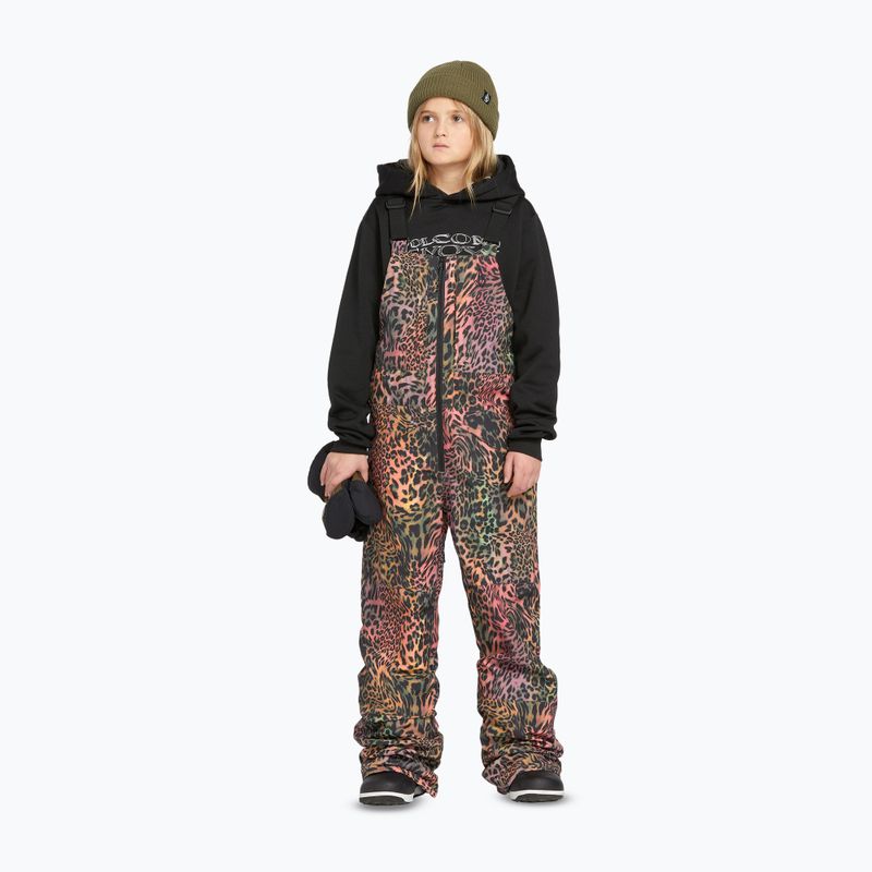 Kinder Snowboardhose Volcom Barkley Ins Bib Overall acid