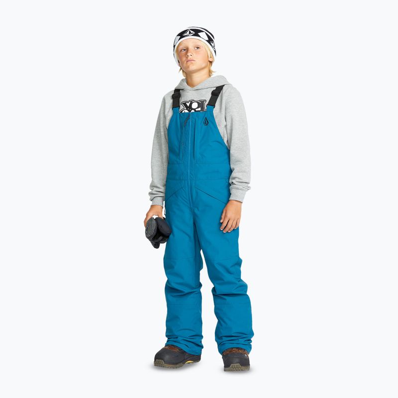 Kinder Snowboardhose Volcom Barkley Ins Bib Overall cobalt