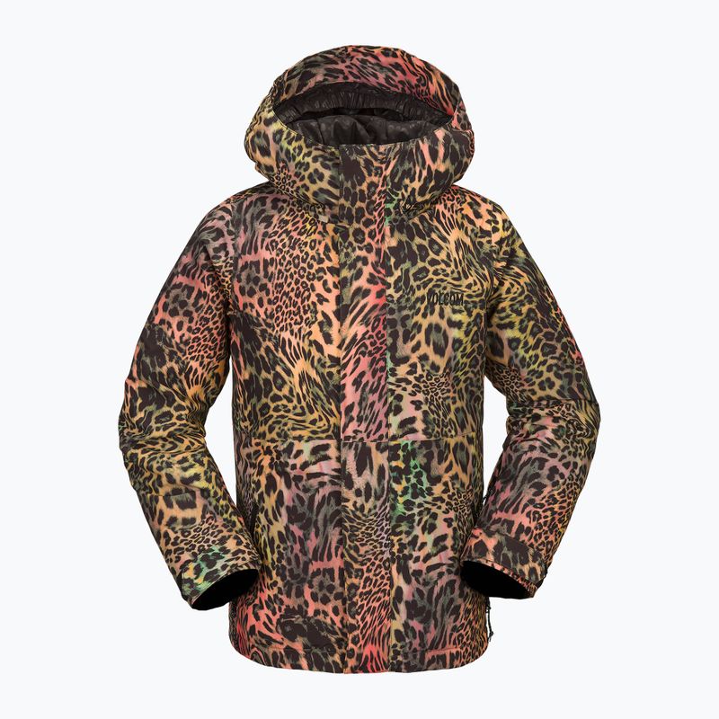 Kinder Snowboardjacke Volcom Sass'N'Fras Ins acid 5