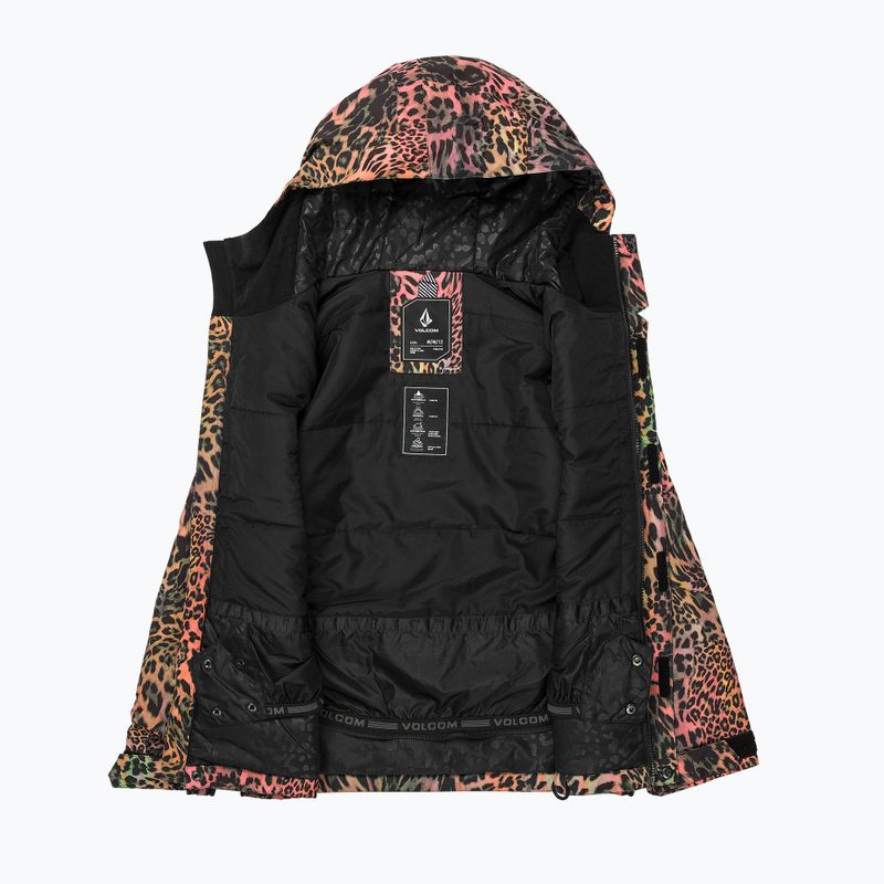 Kinder Snowboardjacke Volcom Sass'N'Fras Ins acid 7