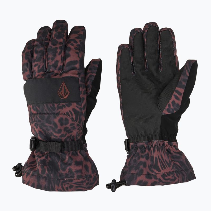 Snowboardhandschuhe Damen Volcom V.Snow Over Glove leopard
