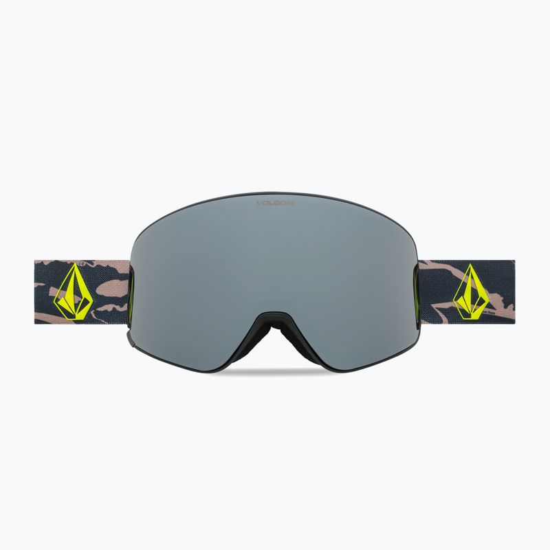 Skibrille Volcom Odyssey camo/silver chrome/yellow 2