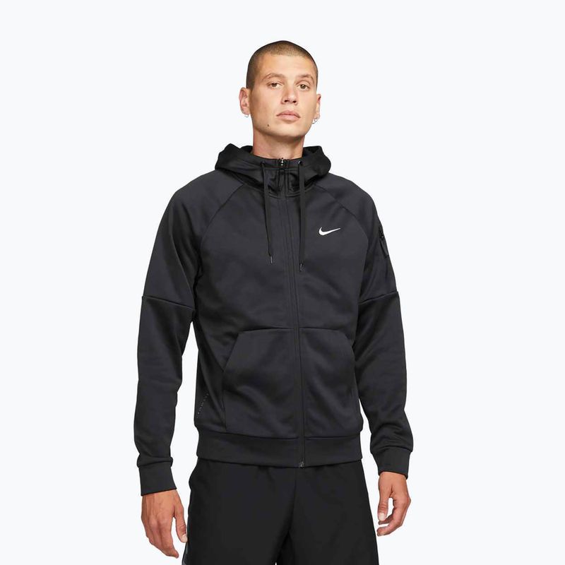 Herren-Trainingsjacke Nike Therma Fit Full-Zip black/black/white
