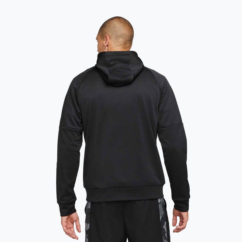 Herren-Trainingsjacke Nike Therma Fit Full-Zip black/black/white 3