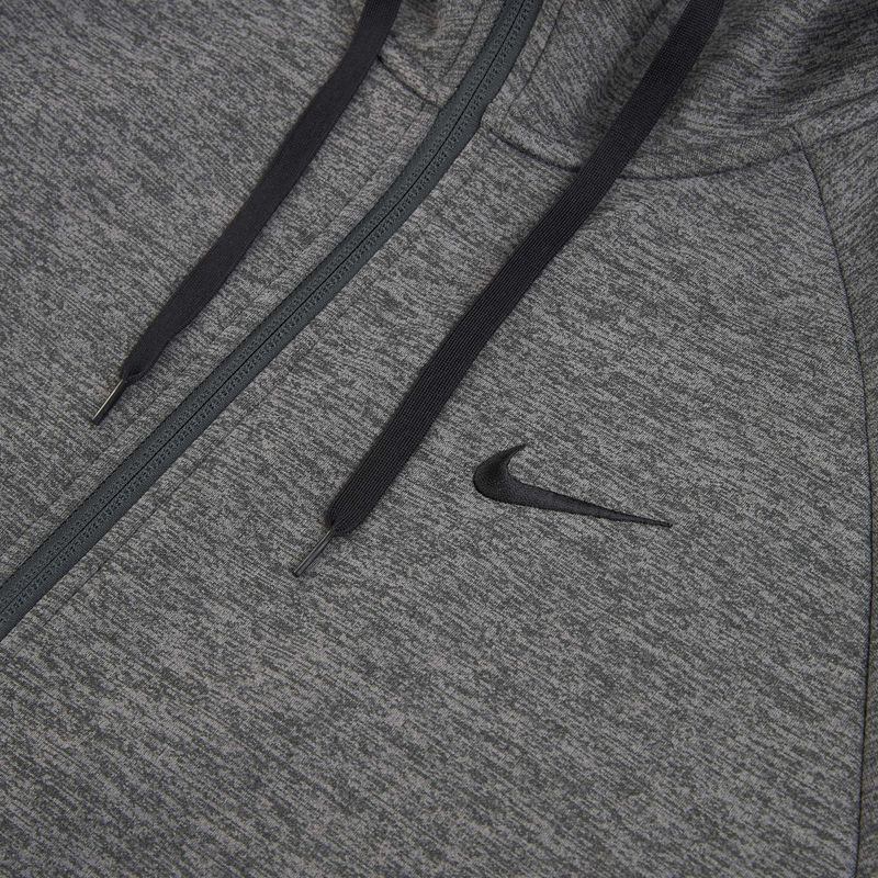Herren-Trainingsjacke Nike Therma Fit Full-Zip charcoal heather/dark smoke grey/black 10