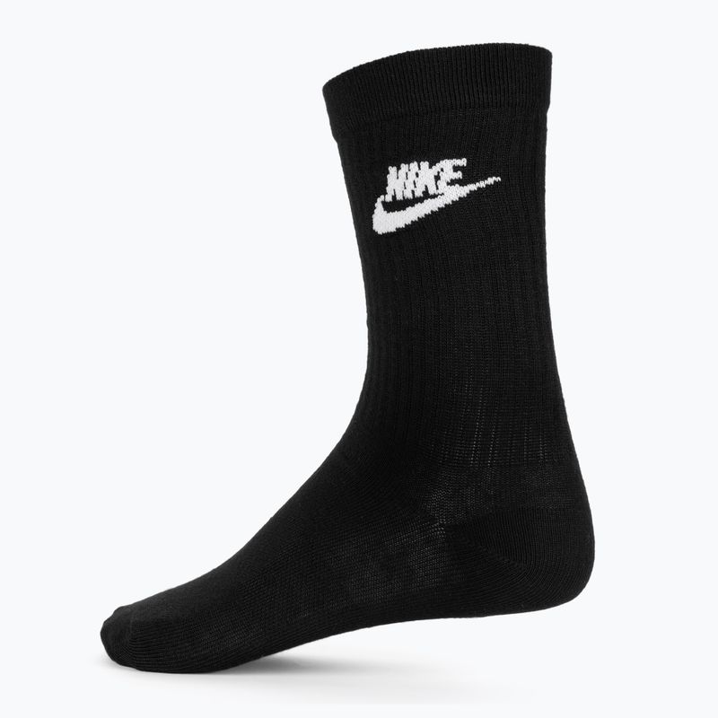 Nike Sportswear Everyday Essential Socken 3 Paar black/white 2