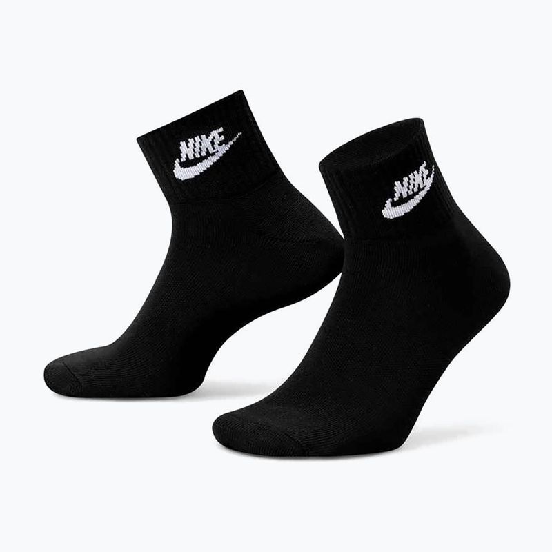 Socken Nike Everyday Essential 3er-Pack black/white 8