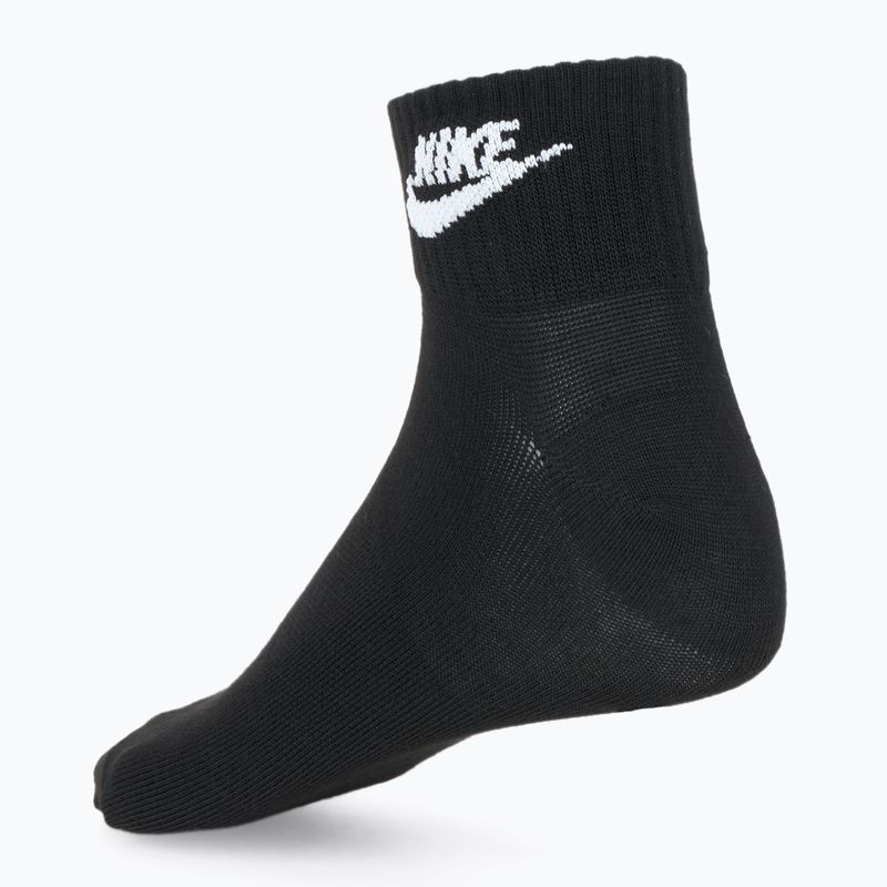 Socken Nike Everyday Essential 3er-Pack black/white 2