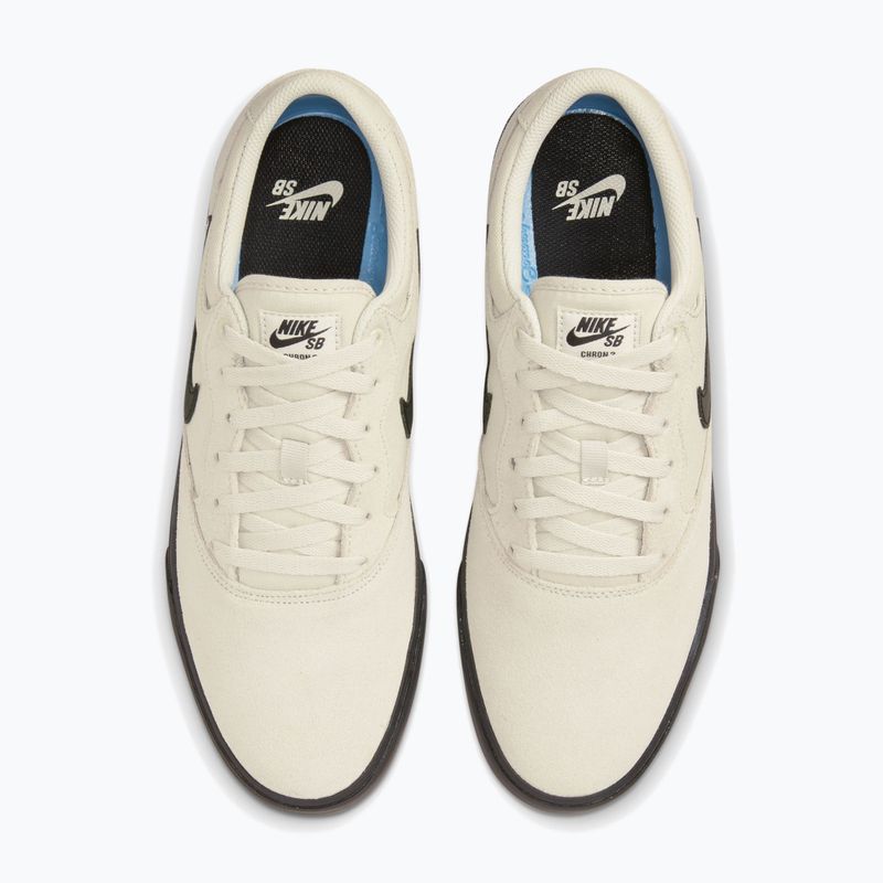 Herren Schuhe Nike SB Chron 2 Light Bone/Light Bone/Black/Black 4