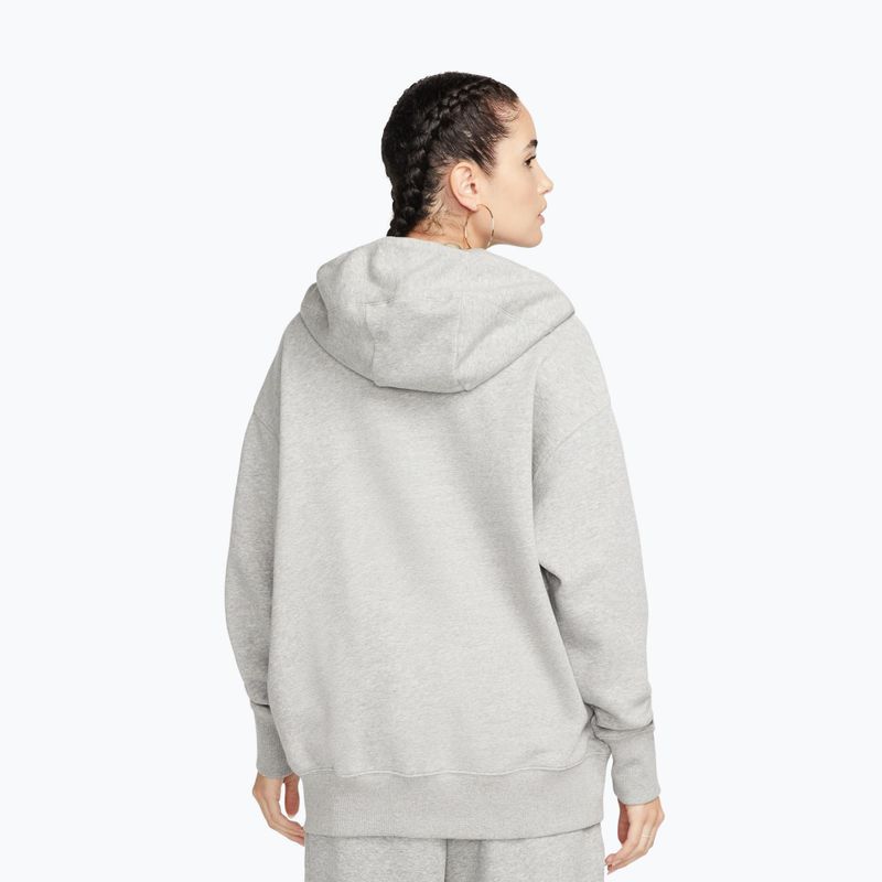 Damenpullover  Nike Sportswear Phoenix Fleece dark grey heather/sail 3