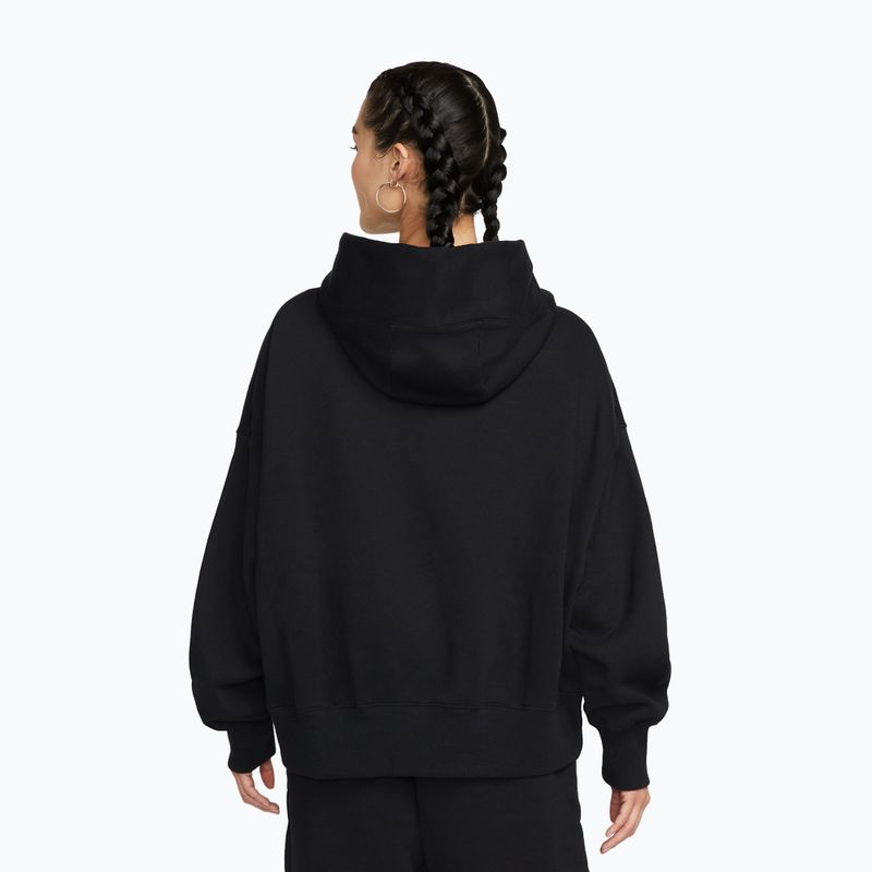 Damen Sweatshirt Nike Sportswear Phoenix Fleece Oversized black/sail 3