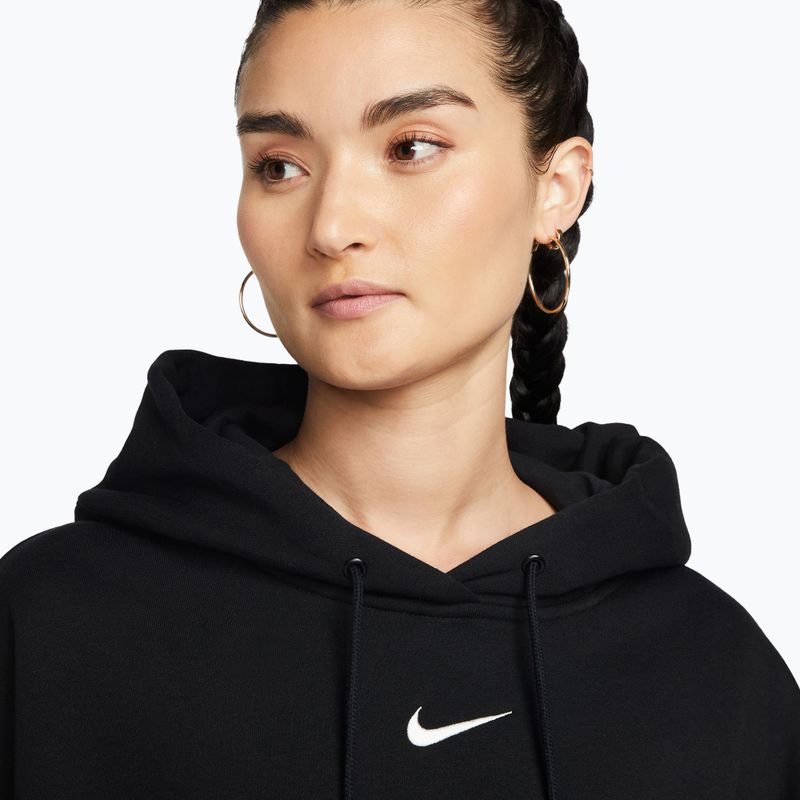 Damen Sweatshirt Nike Sportswear Phoenix Fleece Oversized black/sail 5