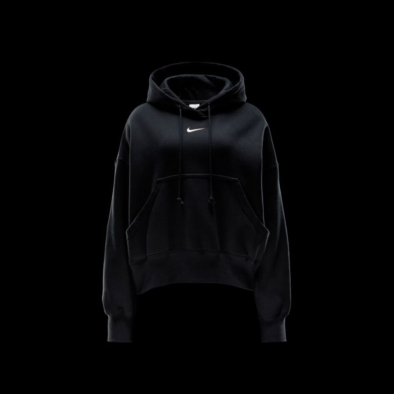 Damen Sweatshirt Nike Sportswear Phoenix Fleece Oversized black/sail 9