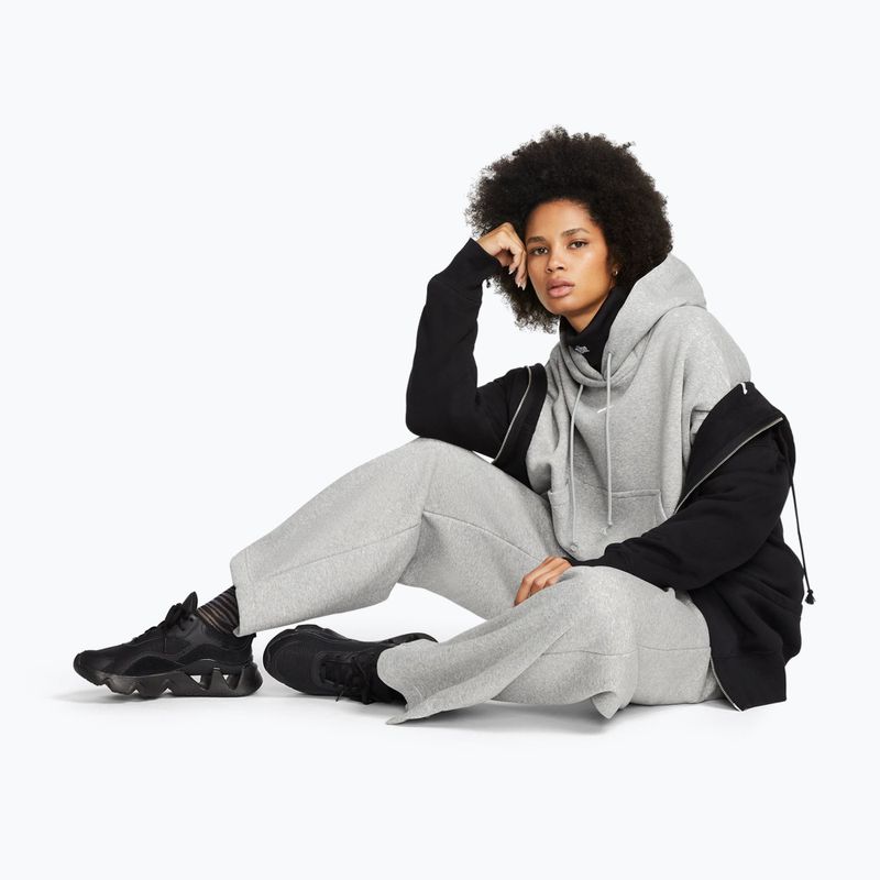 Damen Sweatshirt Nike Sportswear Phoenix Fleece Oversized dark grey heather/sail 2