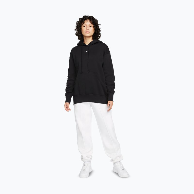 Damen-Sweatshirt Nike Sportswear Phoenix Fleece Oversized black/sail 2