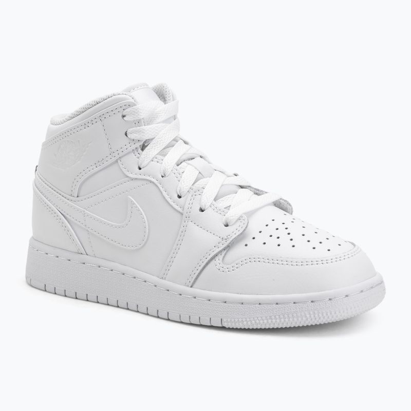 Schuhe Jordan 1 Mid weiß/weiß/weiß