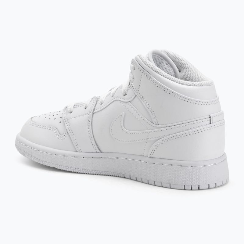 Kinder Sneaker Nike Jordan 1 Mid white/white/white 3