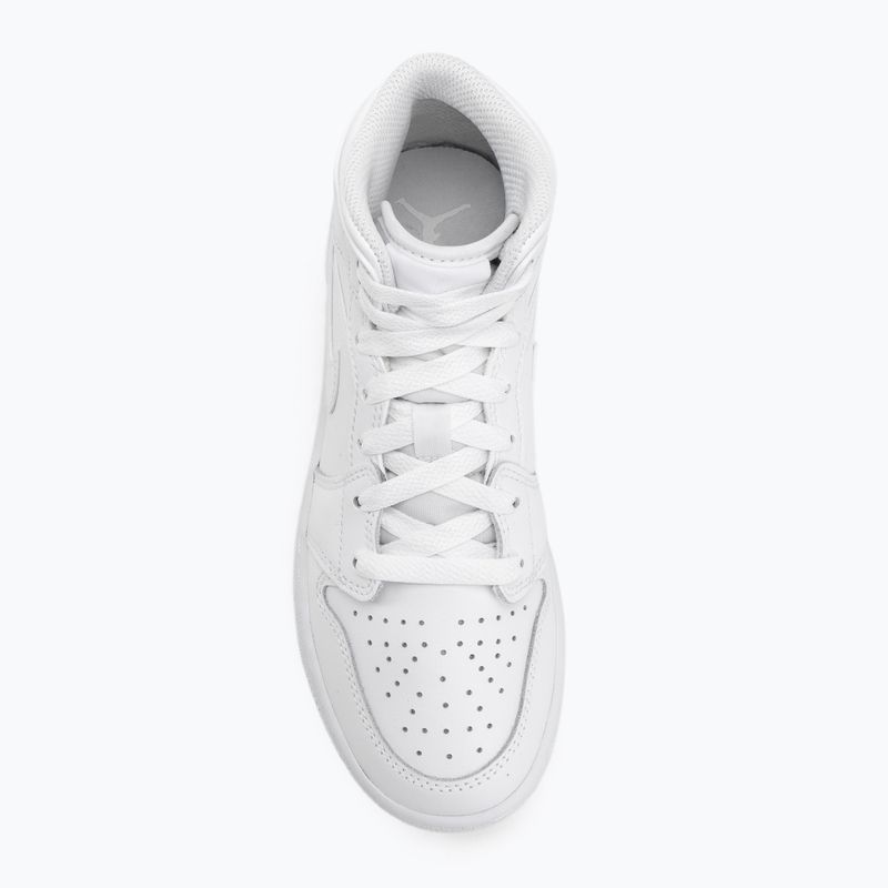 Schuhe  Jordan 1 Mid white/white/white 5