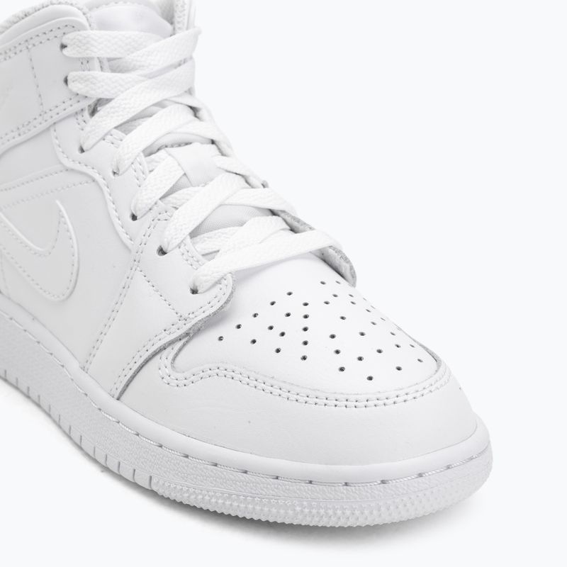 Schuhe  Jordan 1 Mid white/white/white 7