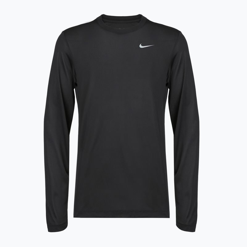 Herren Nike Dri-FIT Legend Trainings-Longsleeve schwarz/mattes Silber 5