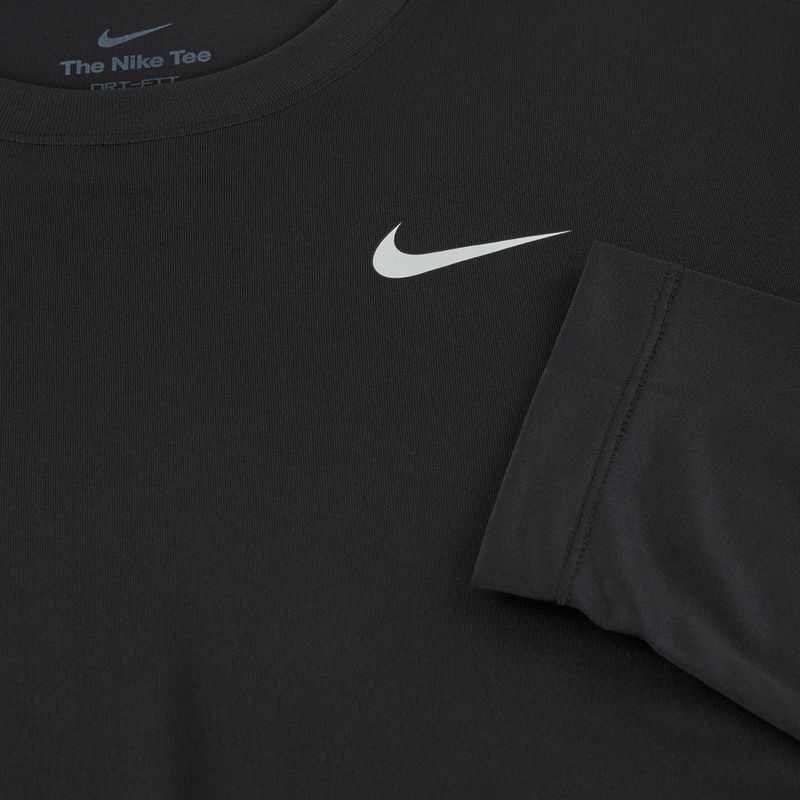 Herren Nike Dri-FIT Legend Trainings-Longsleeve schwarz/mattes Silber 8