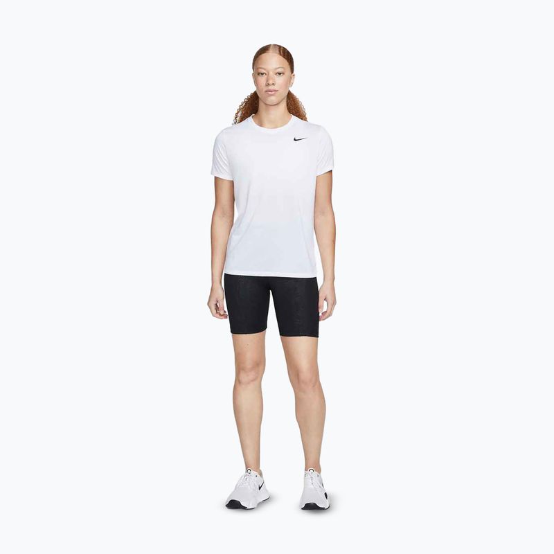 Damen-Trainingsshirt Nike Dri-Fit white/black 2