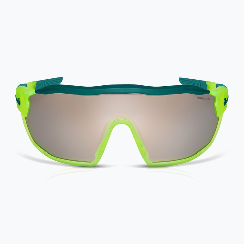 Sonnenbrille Nike Show X Rush matte volt/chrome mirror 2