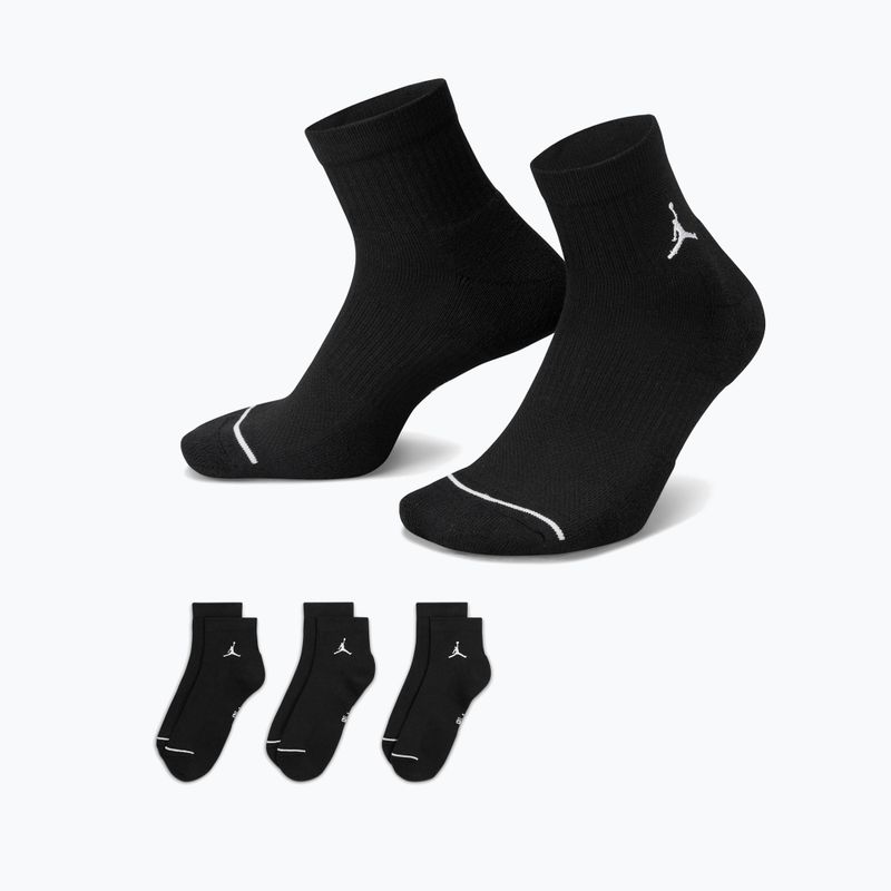 Socken Nike Jordan Everyday Ankle 3er-Pack black/white 8