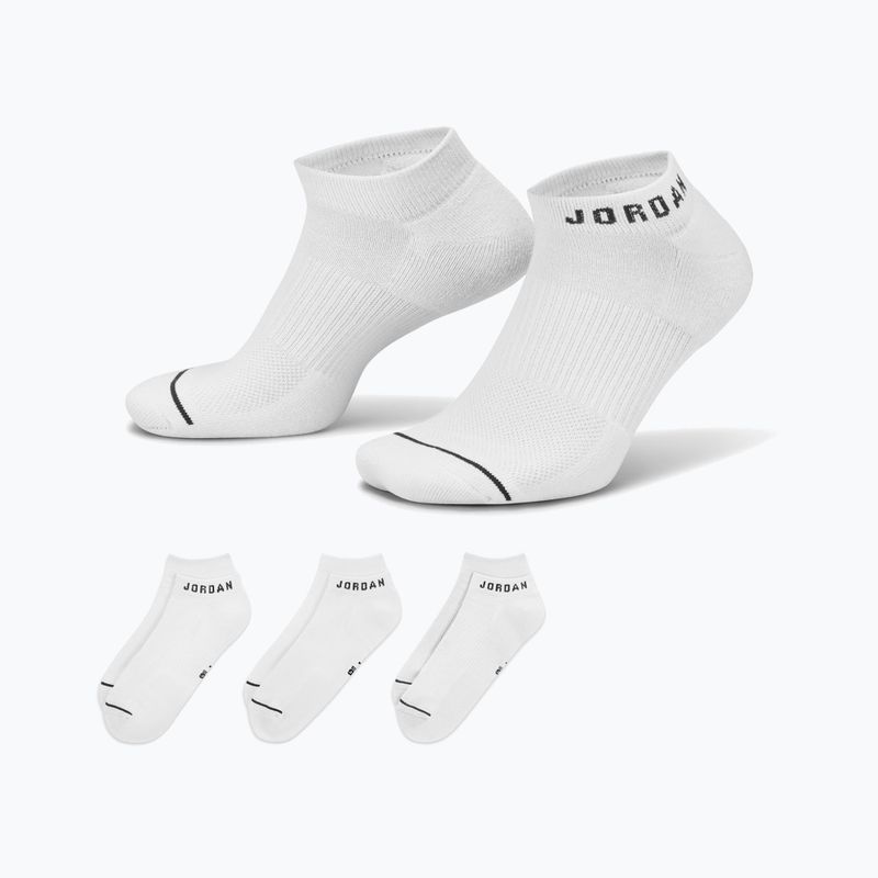 Socken Jordan Everyday No-Show 3 pairs white/black 8