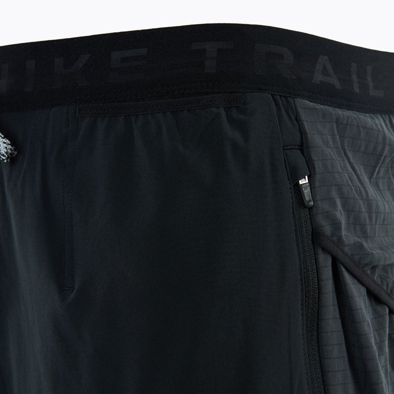 Lauf Shorts Herren Nike Trial Second Sunrise Dri-Fit black/dark smoke grey/white 5