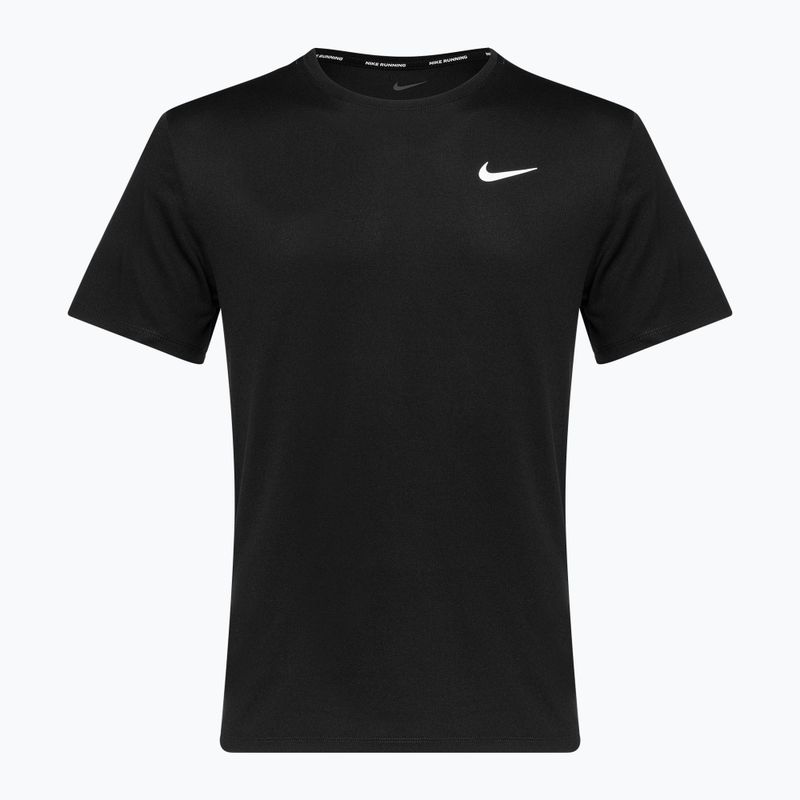 Herren Nike Miler Dri-Fit UV Laufshirt schwarz