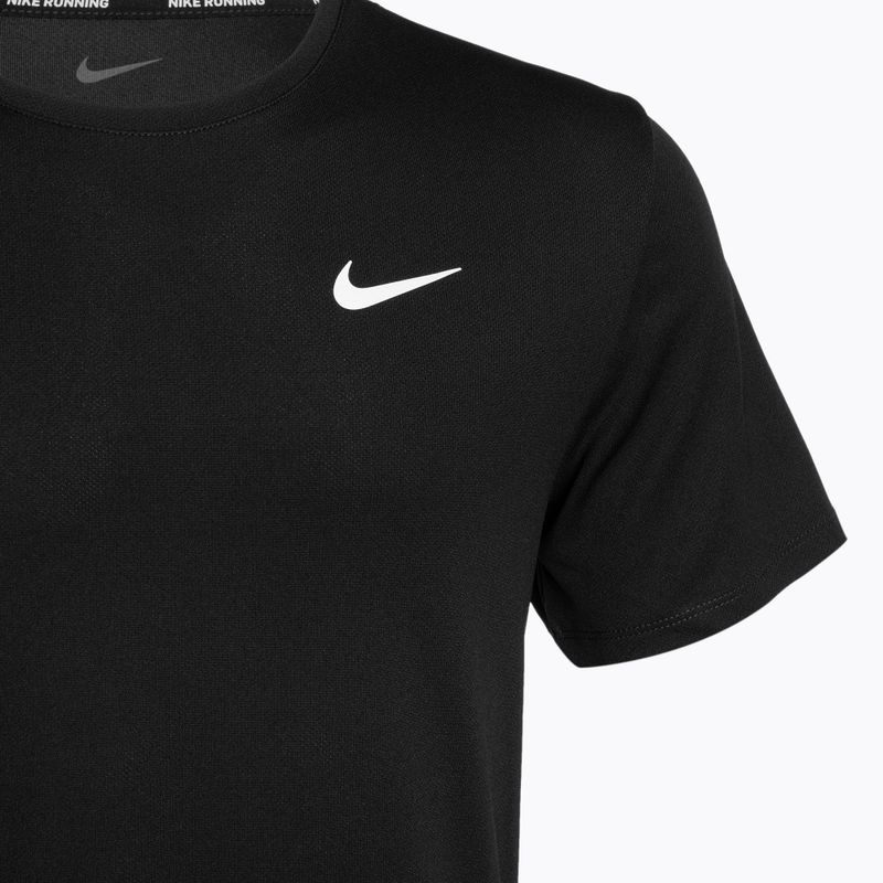 Herren Nike Miler Dri-Fit UV Laufshirt schwarz 3