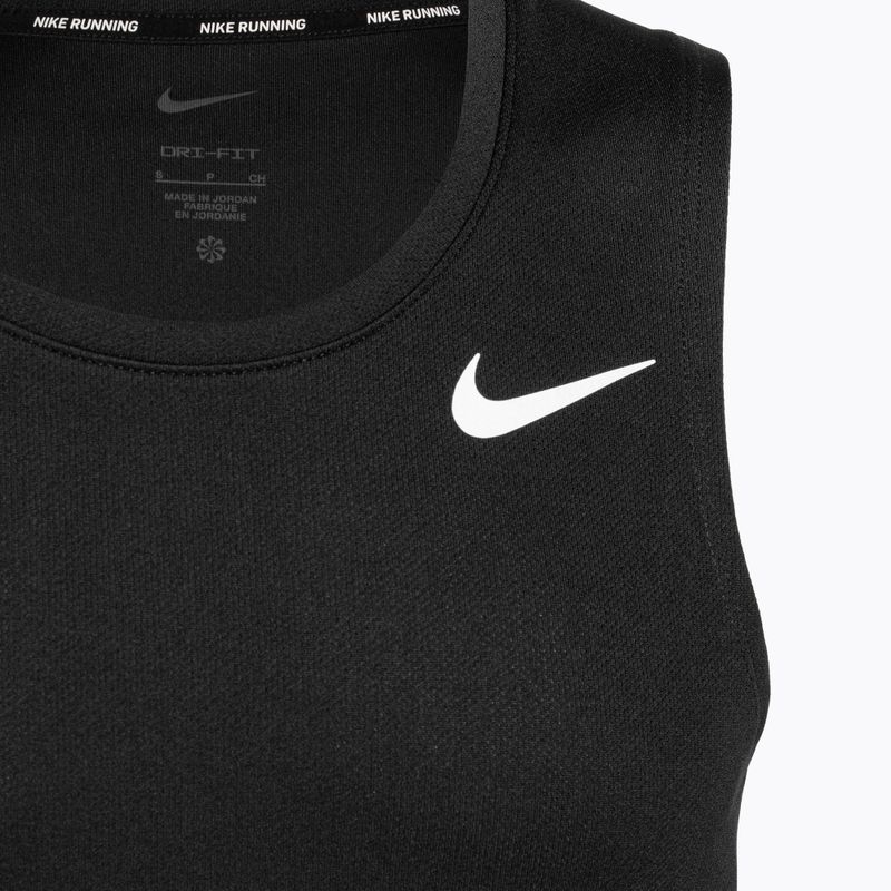 Herren Nike Dri-Fit Miler Lauftank-Top schwarz 3