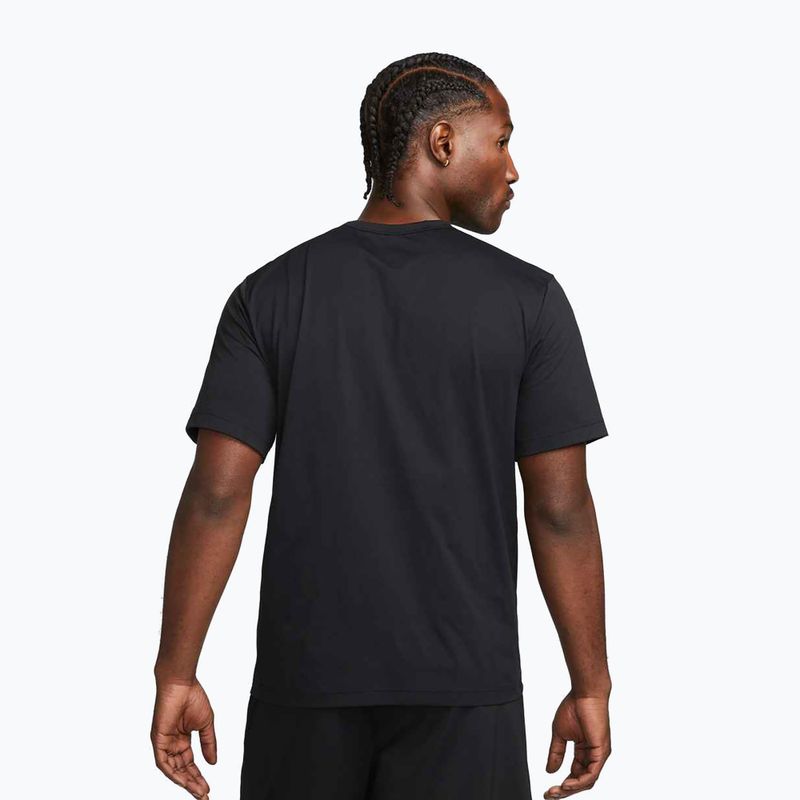 Herren Nike Dri-Fit UV Hyverse T-Shirt schwarz/weiss 3