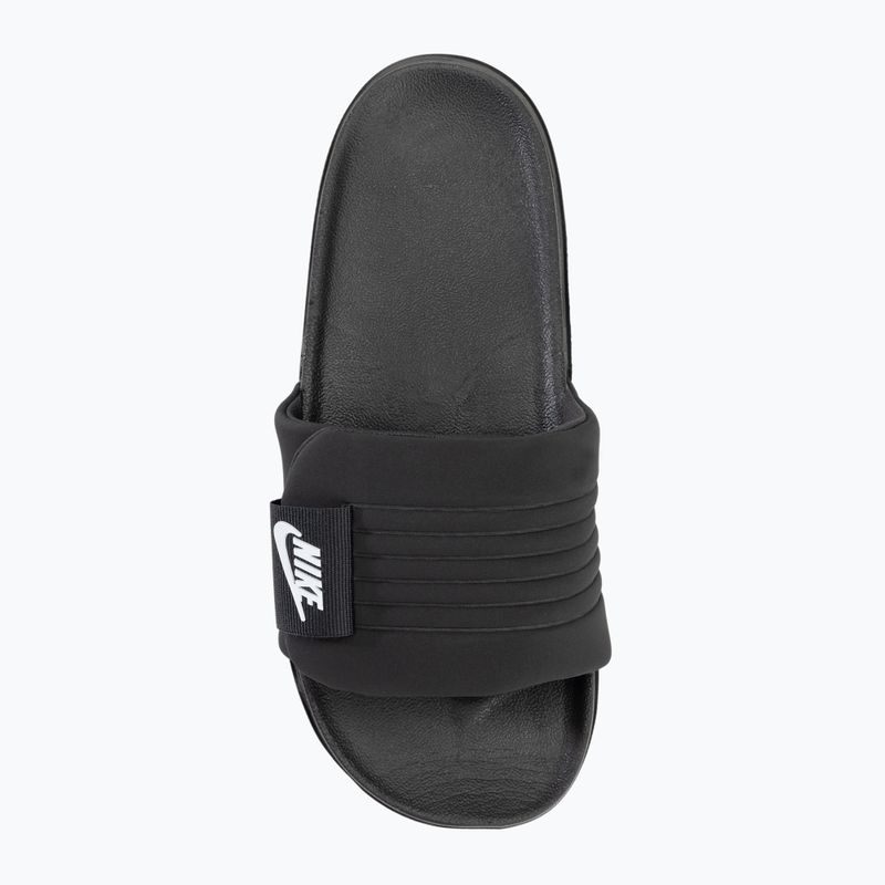 Herren Nike Offcourt Adjust Flip-Flops schwarz/schwarz/weiß 5