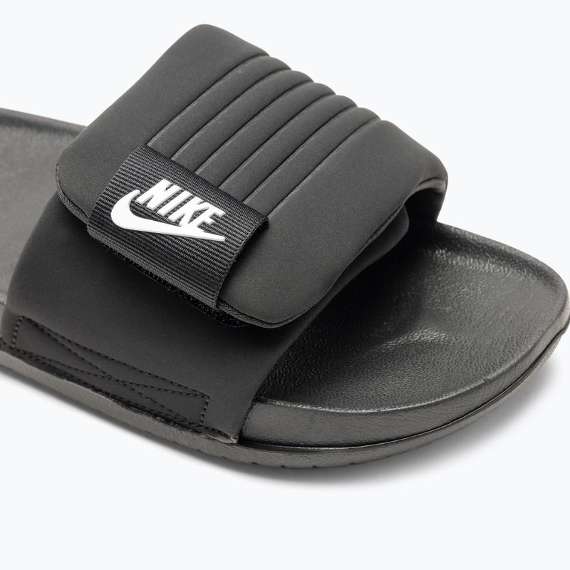 Herren Nike Offcourt Adjust Flip-Flops schwarz/schwarz/weiß 7