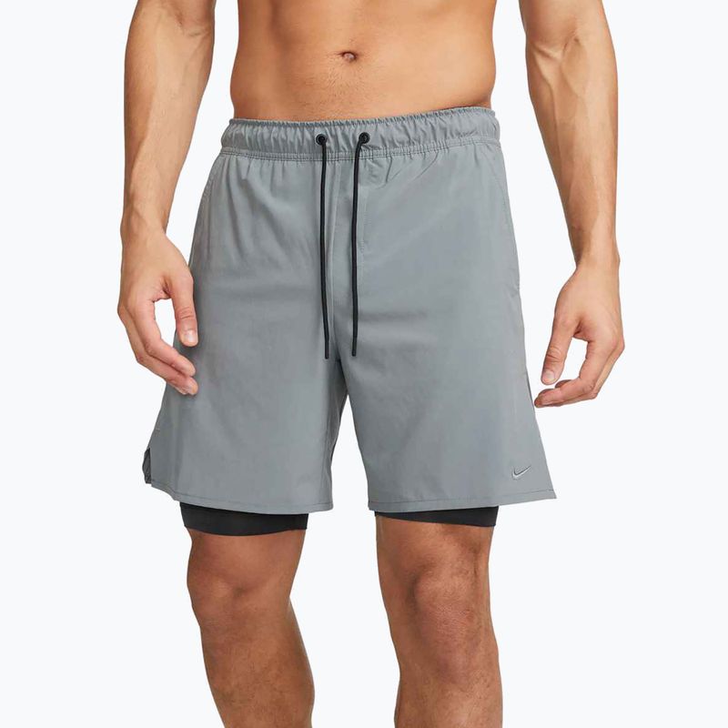Herren-Shorts Nike Unlimited 2in1 Dri-Fit 7" smoke grey/dark smoke grey/smoke grey 3