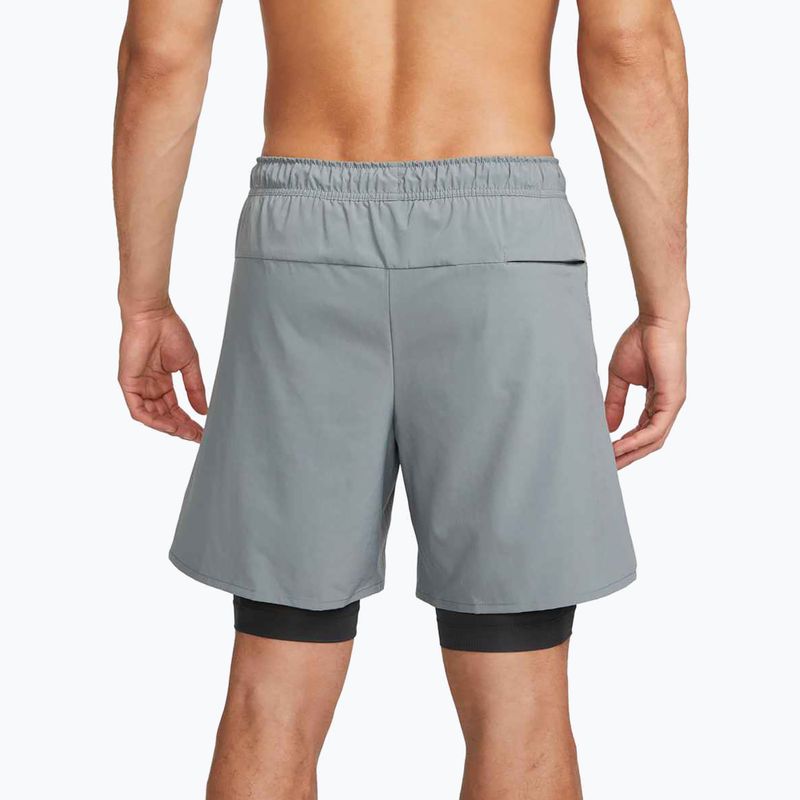 Herren-Shorts Nike Unlimited 2in1 Dri-Fit 7" smoke grey/dark smoke grey/smoke grey 4