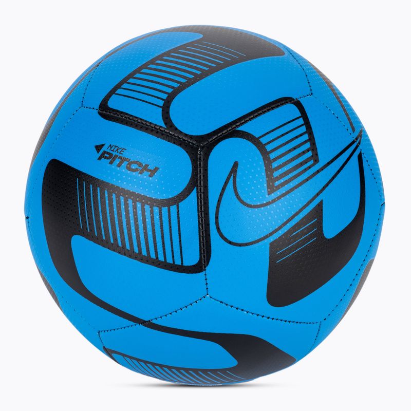 Nike Pitch Fußball Foto blau/Photo blau/schwarz Größe 4